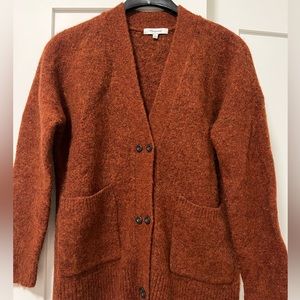 Madewell oversized double breasted cardigan